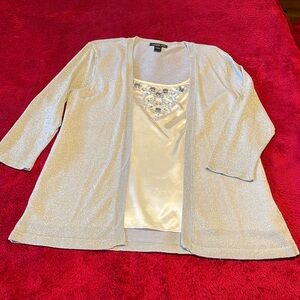 One piece sweater shell top